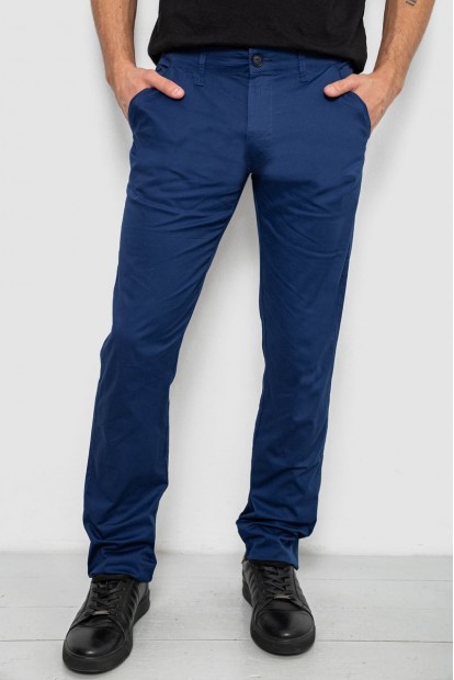Штани чоловічі класичні, колір синій, 243RXK39-5-2