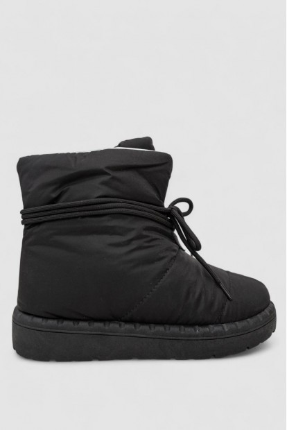 Дутики женские зимние на меху  -уценка, цвет черно-серый, 248RFM600-U-1