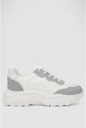 Кросівки жіночі, колір біло-сірий, 248RA90