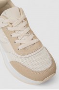 Кроссовки женские, цвет бежевый, 248RG80 - фото № 1