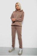 Спортивный костюм женский на флисе  -уценка, цвет мокко, 257R88-U-4 - фото № 2