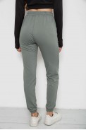 Спортивные штаны женские, цвет оливковый, 238R5052-1 - фото № 8