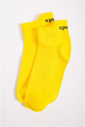 Жовті жіночі шкарпетки, для спорту, 151R013