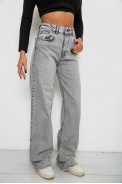 Джинси жіночі Straight fit, колір сірий, 244R1009 - фото № 2