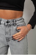 Джинси жіночі Straight fit, колір сірий, 244R1009 - фото № 4
