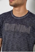 Футболка мужская с принтом, цвет синий, 244R1232-5 - фото № 4
