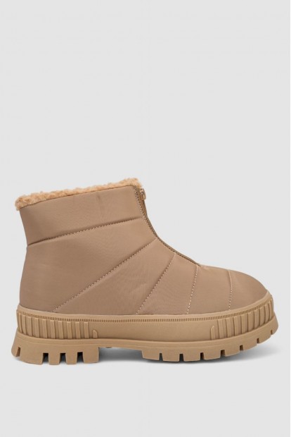 Дутики женские зимние на меху, цвет бежевый, 248RCX1740-6