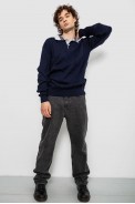 Свитер-обманка мужской, цвет темно-синий, 161R924 - фото № 1