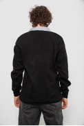 Свитер-обманка мужской, цвет черный, 161R924 - фото № 3