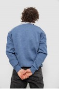Свитер-обманка мужской, цвет джинс, 161R924 - фото № 3