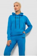 Спортивний костюм жіночий двонитка, колір джинс, 214R1419-006 - фото № 1