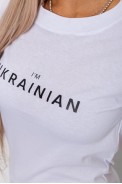 Футболка жіноча з принтом  -уцінка, колір білий, 238R57383-U-1 - фото № 4