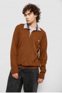 Свитер-обманка мужской, цвет коричневый, 161R924 - фото № 0