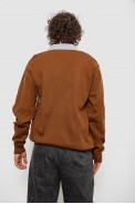Свитер-обманка мужской, цвет коричневый, 161R924 - фото № 3