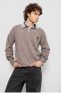Свитер-обманка мужской, цвет мокко, 161R924 - фото № 0
