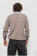 Свитер-обманка мужской, цвет мокко, 161R924 - фото № 3