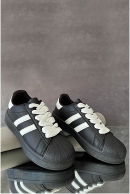 Кросівки жіночі демісезонні, колір чорно-білий, 248RBK10-1