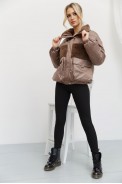 Куртка женская демисезонная, цвет коричневый, 131R3066 - фото № 1