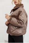 Куртка женская демисезонная, цвет коричневый, 131R3066