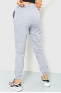 Спорт штани жіночі двонитка, колір сірий, 220R042 - фото № 3