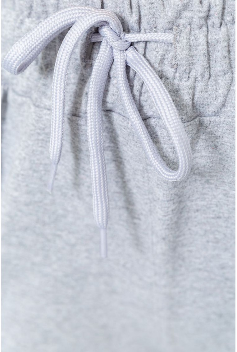 Купити Спорт штани жіночі двонитка, колір сірий, 220R042 - Фото №5