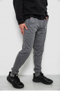 Спортивные штаны мужские однотонные, цвет светло-серый, 244R41608 - фото № 2