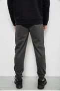 Спортивные штаны мужские однотонные, цвет серый, 244R41608 - фото № 3