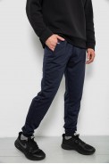 Спортивні штани чоловічі однотонні, колір синій, 244R41608 - фото № 2