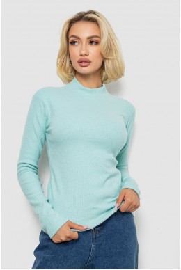 Гольф женский однотонный  -уценка, цвет мятный, 238R802-U-2