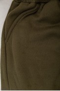 Спортивные штаны женские на флисе  -уценка, цвет хаки, 238R57828-U-15 - фото № 5