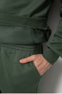 Спортивный костюм мужской на флисе, цвет хаки, 244R9162 - фото № 5