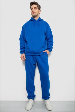 Спортивный костюм мужской на флисе, цвет электрик, 244R9162