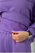 Спортивный костюм женский на флисе  -уценка, цвет сиреневый, 247R10765-U-45 - фото № 7