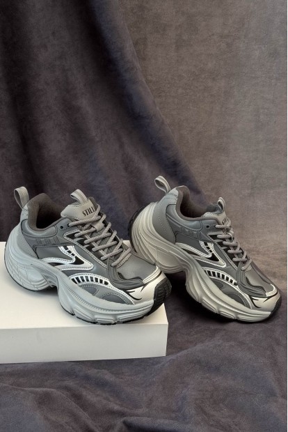 Кросівки жіночі демісезонні, колір темно-сірий, 248RCX1500