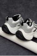 Кроссовки женские демисезонные, цвет бело-серый, 248RCX1500 - фото № 3