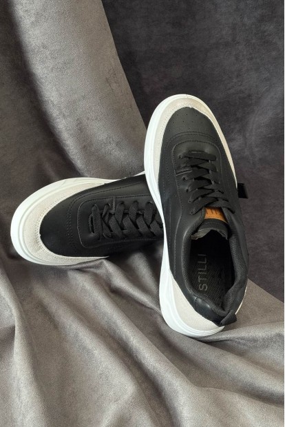 Кеди чоловічі, колір чорно-сірий, 248RR127-9R