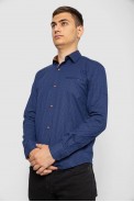 Сорочка чоловіча з принтом, колір синій, 214R7045 - фото № 2