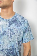 Футболка мужская с принтом, цвет голубой, 244R5539 - фото № 4