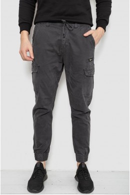 Штани чоловічі однотонні, колір сірий, 244R1693