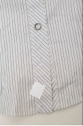 Рубашка классическая в полоску  -уценка, цвет бело-серый, 230R643-2-U-2 - фото № 5