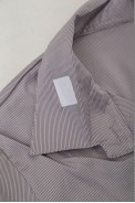 Рубашка классическая в полоску  -уценка, цвет серый, 230R644-U-109 оптом - фото № 5