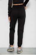 Спортивні штани жіночі на флісі  -уцінка, колір чорний, 238R57828-U-20 - фото № 3