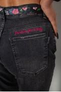 Джинси жіночі Boyfriend, колір чорний, 244R1258 - фото № 4