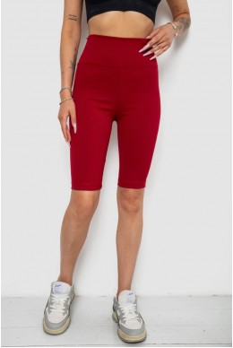 Велотреки жіночі в рубчик  -уцінка, колір бордовий, 238R355-U-4