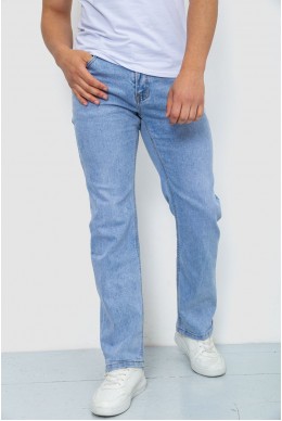 Джинсы мужские однотонные  -уценка, цвет голубой, 244R6078-U