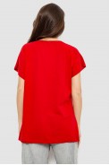 Футболка женская с принтом, цвет красный, 244R3001 - фото № 3