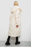 Куртка женская зимняя  -уценка, цвет молочный, 244R5609-U-1 - фото № 3