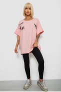 Футболка женская с принтом, цвет розовый, 244R2511 - фото № 1