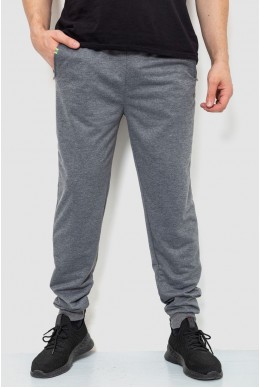 Спорт штаны мужские двухнитка  -уценка, цвет серый, 244R41298-U
