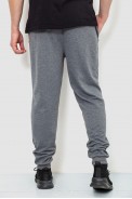 Спорт штаны мужские двухнитка  -уценка, цвет серый, 244R41298-U - фото № 3